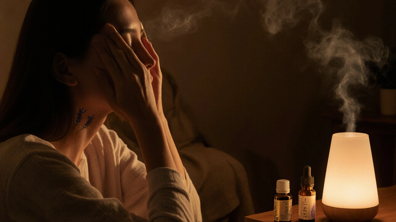 Aromaterapeutická masáž jako účinná pomoc při bolestech hlavy