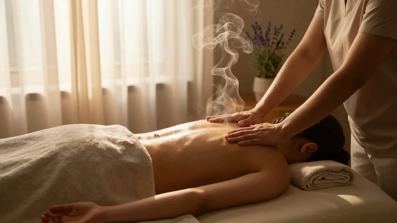 Aromaterapeutická masáž: Klíč k hluboké relaxaci